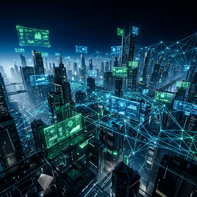 AI Agents showcase background